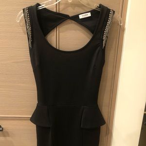 Pull & Bear Black Cocktail Dress